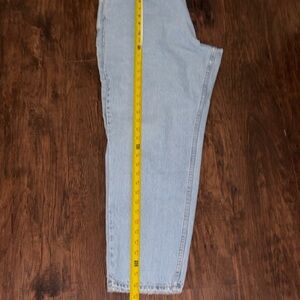 Vintage Levi’s 550 Relaxed Fit Tapered Leg Jeans Rare Blank Red Tag USA 90s 16R